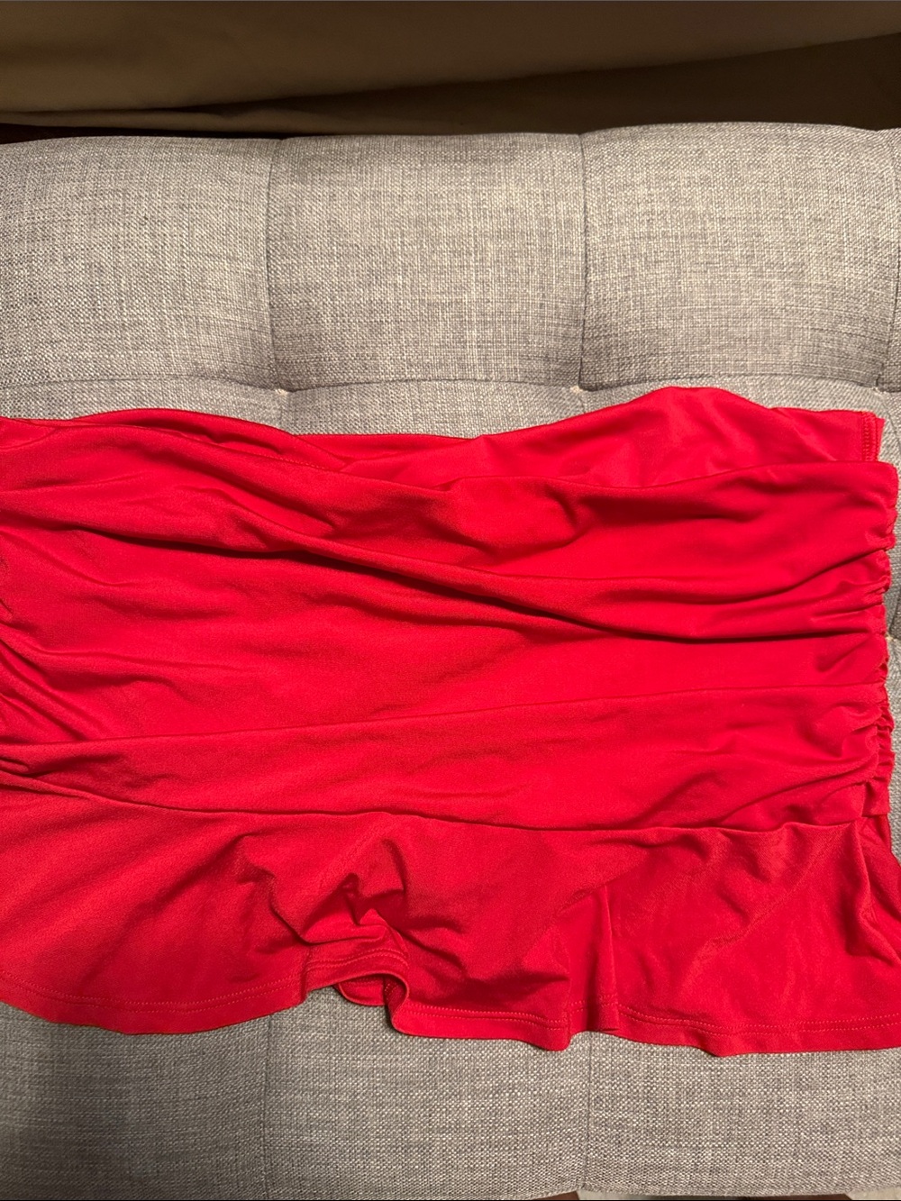 Lands End size 14 Red Swim Skirt
